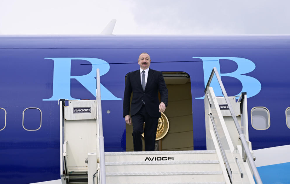 President Ilham Aliyev arrived in Albania for working visit VIDEO
