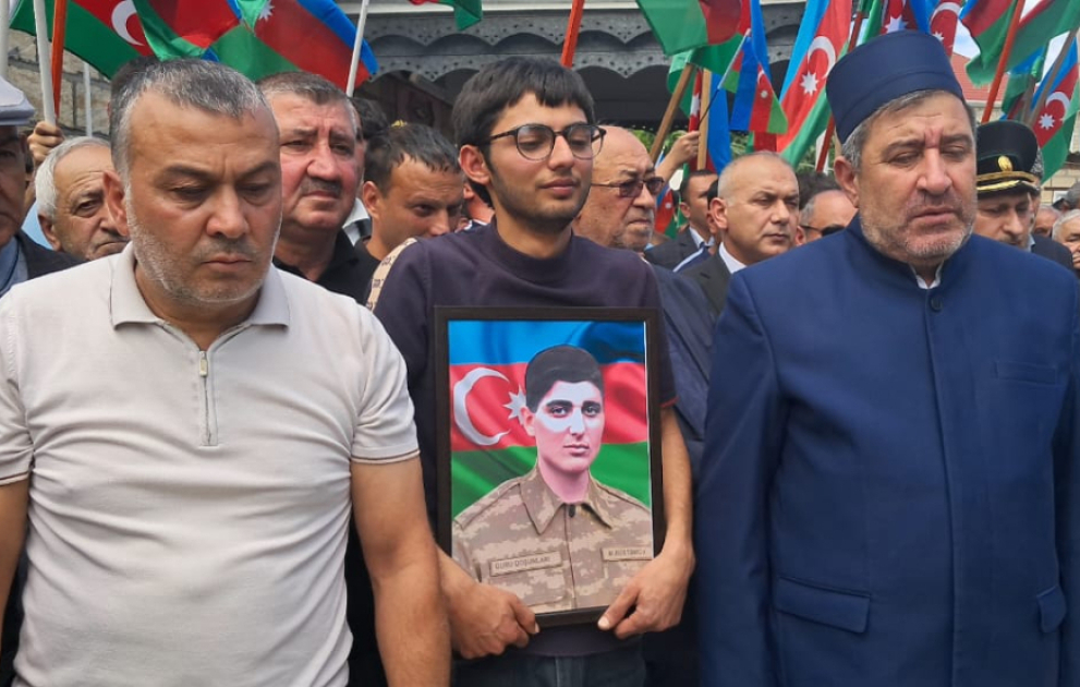 Birinci Qarabağ müharibəsinin şəhidi Ağcabədidə torpağa tapşırılıb VİDEO
