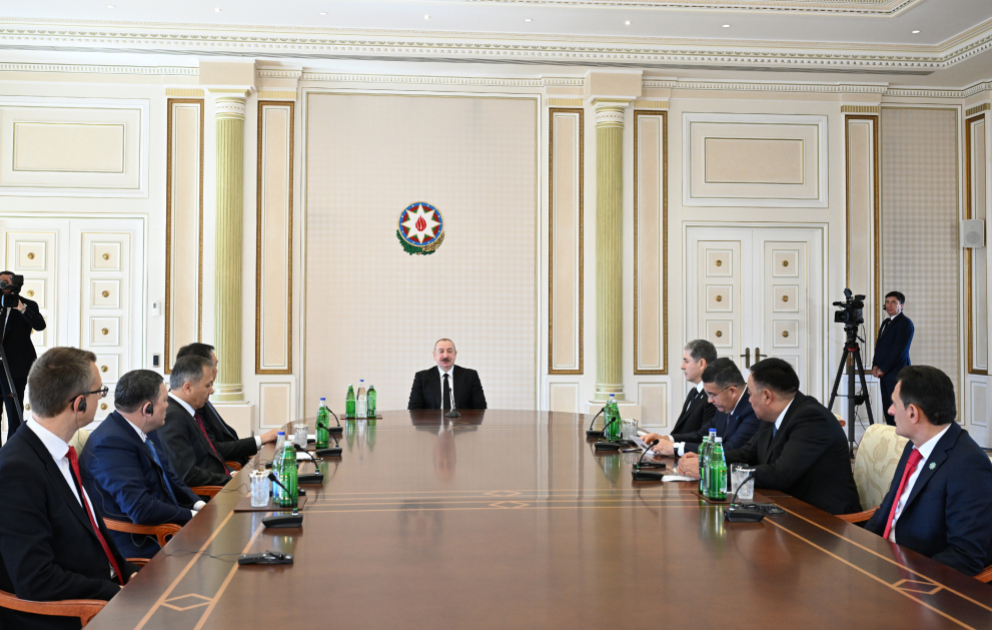 Präsident Ilham Aliyev empfängt Innenminister der Organisation der Turkstaaten AKTUALISIERT VIDEO