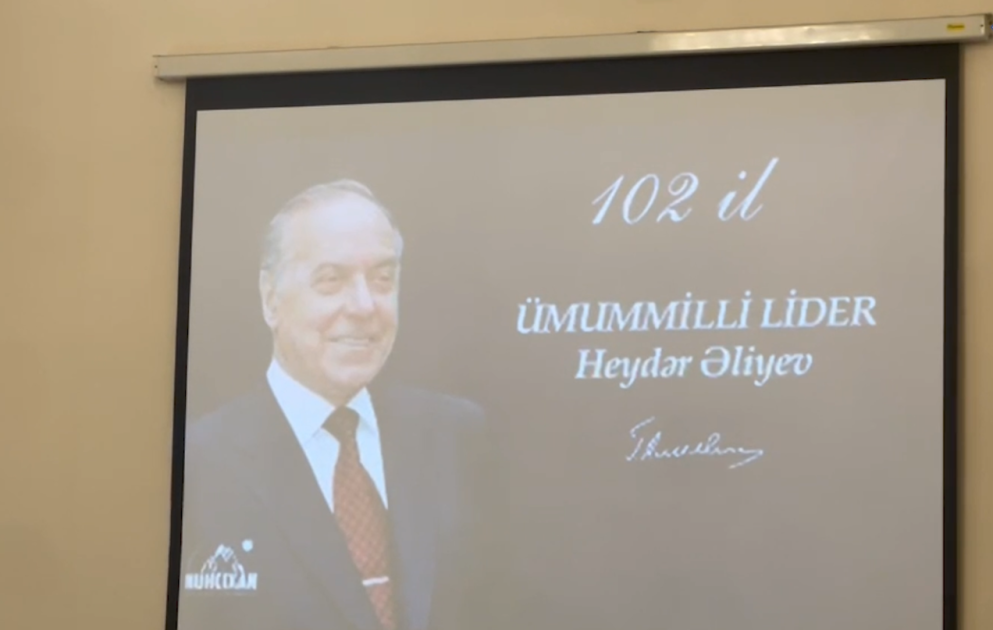 “Biz Heydər Əliyev məktəbini öyrənirik” adlı maarifləndirici tədbir keçirilir VİDEO