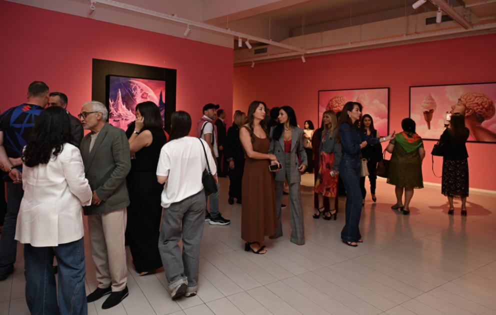 Azərbaycan Müasir İncəsənət Muzeyində “Pink planet” adlı fərdi sərgi açılıb VİDEO