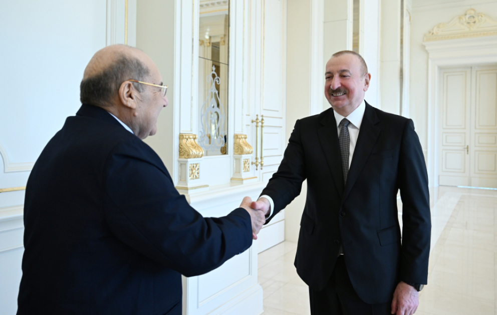 Президент Ильхам Алиев принял председателя Сената Египта ОБНОВЛЕНО ВИДЕО