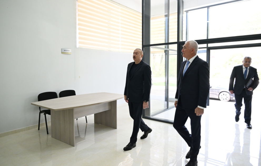 Prezident İlham Əliyev Laçın rayonunun Bəylik kəndinin açılışında iştirak edib VİDEO