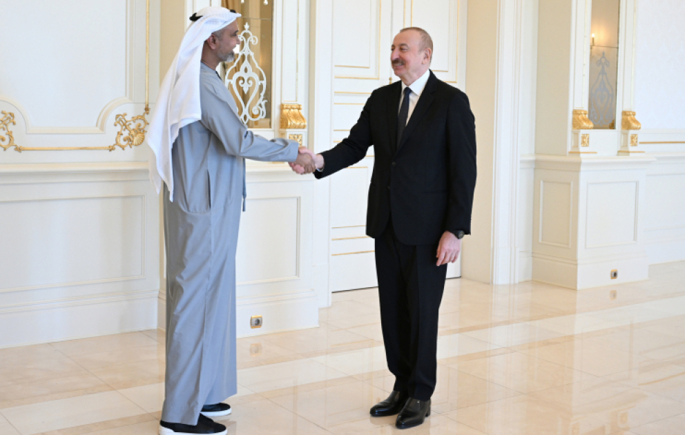 Präsident Ilham Aliyev empfängt emiratische Wirtschaftsdelegation VIDEO
