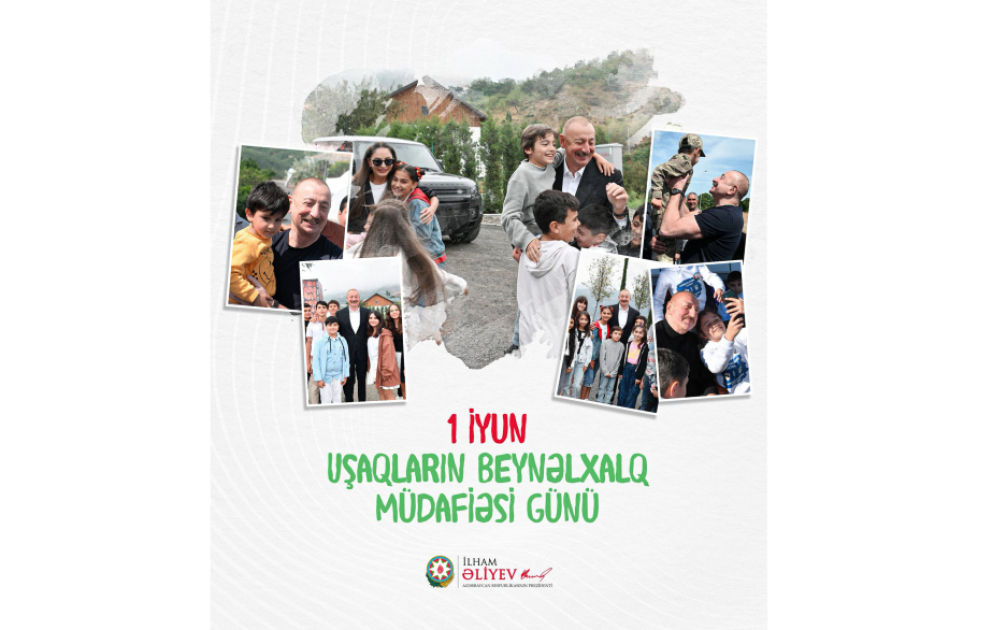 President Ilham Aliyev shared post on International Children's Day VIDEO