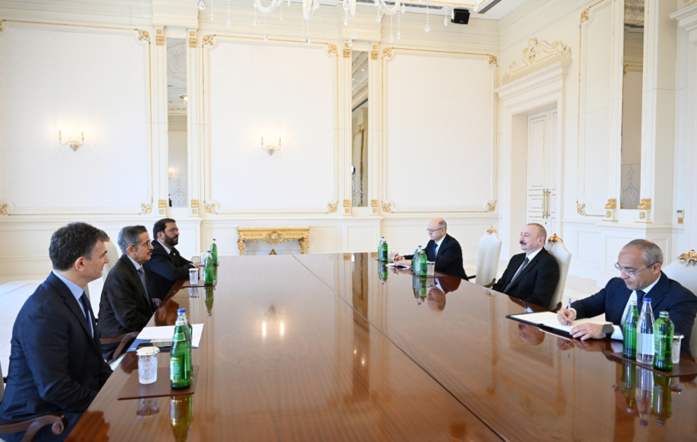Präsident Ilham Aliyev empfängt Gründer und Vorstandsvorsitzenden des saudi-arabischen Unternehmens ACWA Power AKTUALISIERT VIDEO