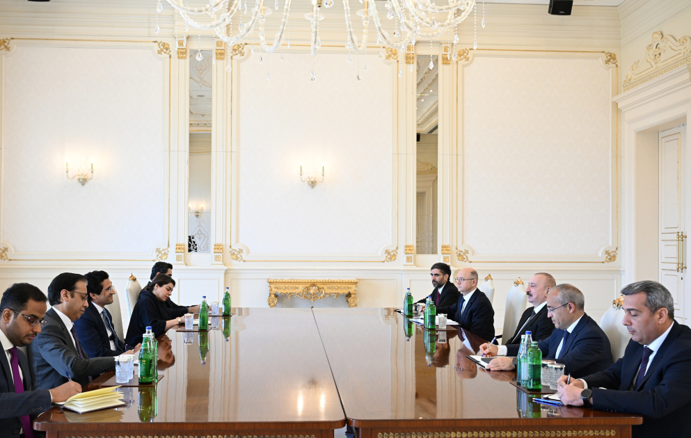 Präsident Ilham Aliyev empfängt pakistanischen Ölminister AKTUALISIERT VIDEO