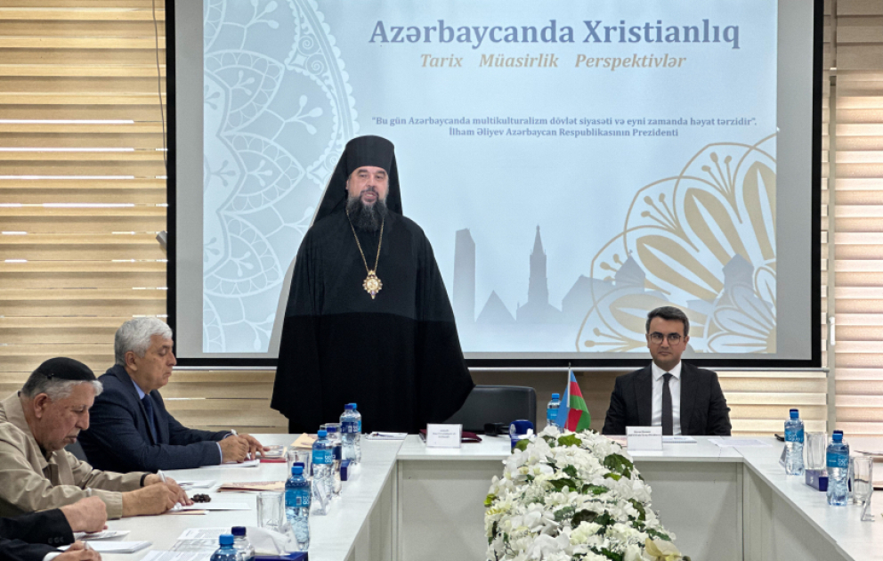 Bakıda "Azərbaycanda Xristianlıq: Tarix, müasir dövr, perspektivlər” mövzusunda dəyirmi masa keçirilib VİDEO