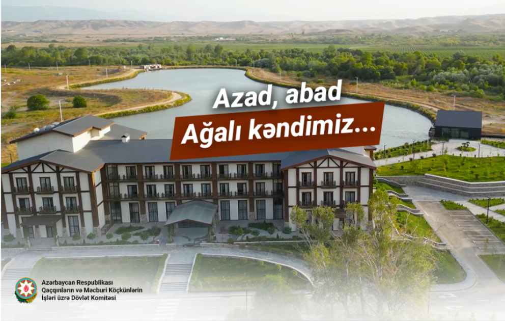 Azad, abad Ağalı kəndimiz... VİDEO