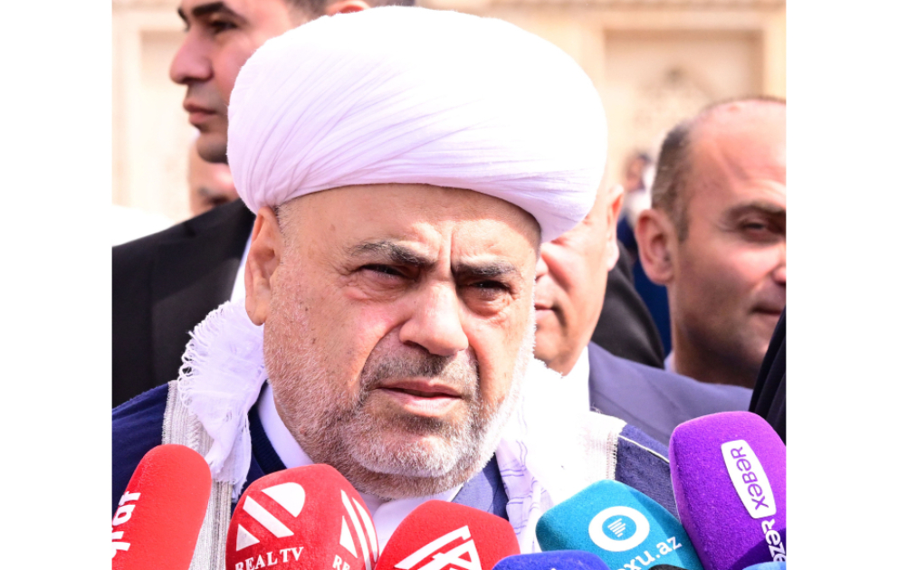 Allahşükür Paşazadə: Ümidvaram ki, İrəvanda da, Eçmiədzində də qazılığımız fəaliyyətini bərpa edəcək VİDEO