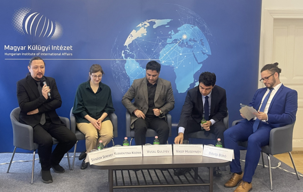 Budapeştdə “Qafqazın açarı: Geosiyasət və Azərbaycanın humanitar siyasəti” adlı konfrans keçirilib VİDEO