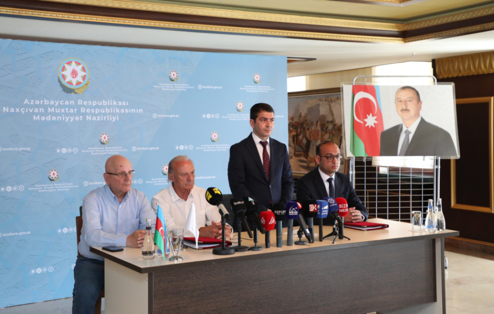 Möminə xatun türbəsinin bərpa və konservasiyasının aparılması ilə bağlı müqavilə imzalanıb VİDEO