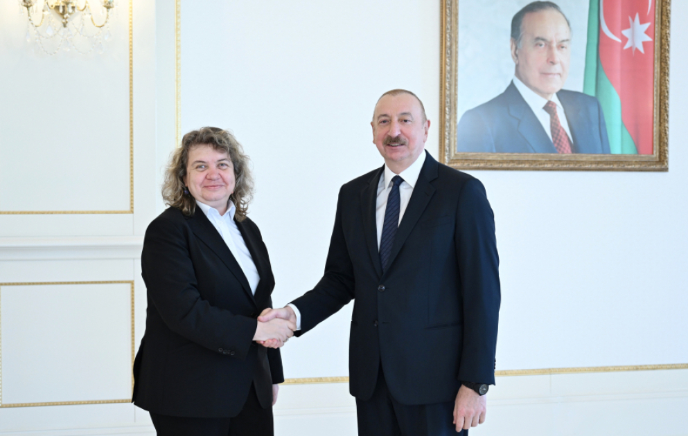 Präsident Ilham Aliyev empfängt Präsidentin der Nationalversammlung Bulgariens VIDEO