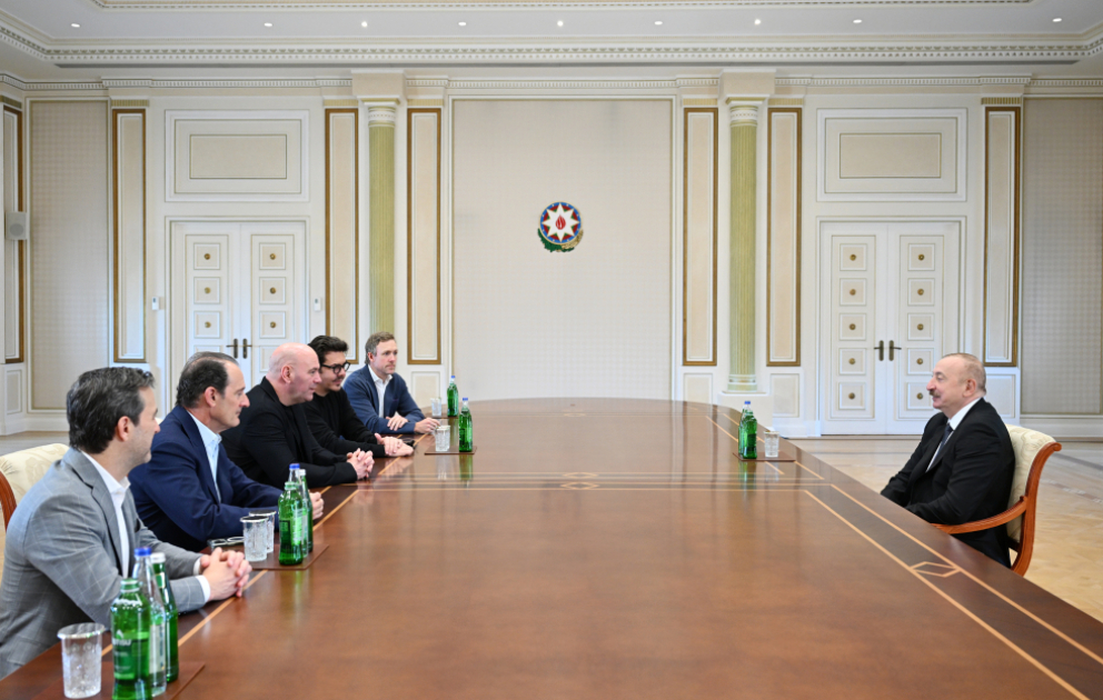 President Ilham Aliyev received UFC President VIDEO