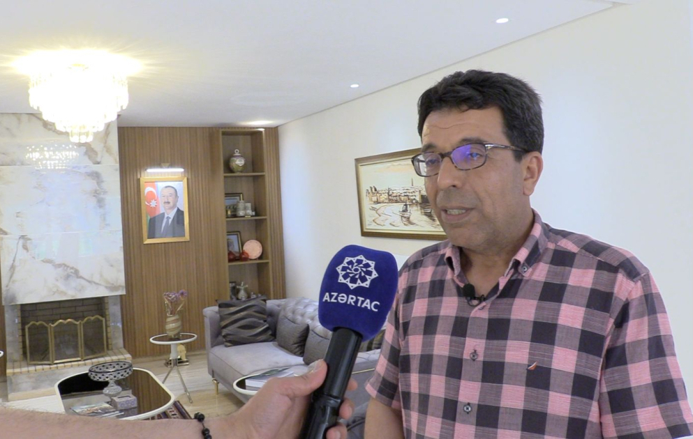 Le journaliste marocain Radouane Baladi : Je suis très fier d'être invité pour visiter un merveilleux pays tel que l'Azerbaïdjan VIDEO