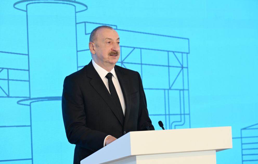 Inauguration ceremony of "8 November" Power Plant held in Mingachevir VIDEO