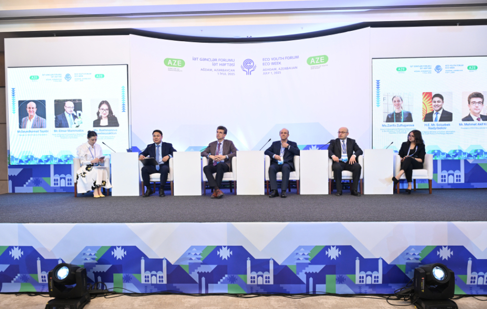 Ağdamda "Yüksəksəviyyəli perspektivlər: Regional inkişafda gənclərin rolu" mövzusunda plenar panel keçirilib VİDEO