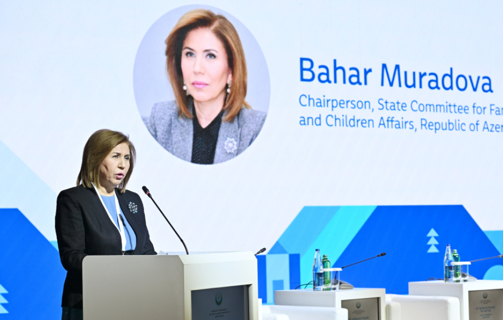 Bahar Muradova: Qadınların təhsilə çıxışı və elmdə, texnologiyada, innovasiyada fəallığının artırılması sahəsində Azərbaycan ciddi nəticələr əldə edib VİDEO