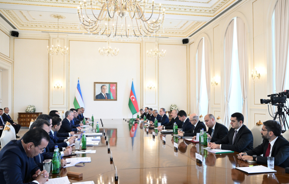 In Baku zweite Sitzung des Aserbaidschanisch-Usbekischen Obersten Zwischenstaatlichen Rates stattgefunden  AKTUALISIERT VIDEO