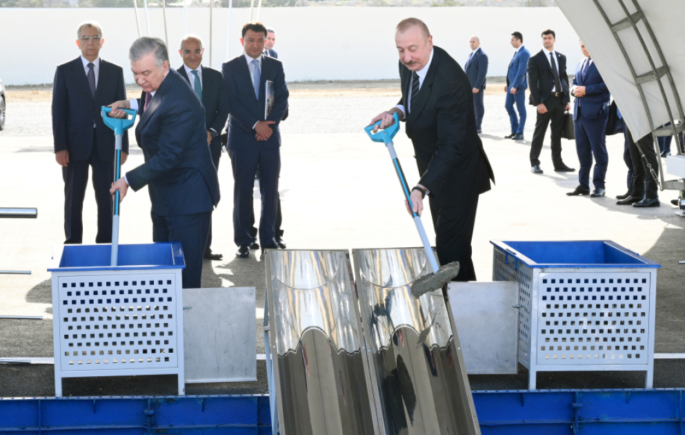 Grundstein für den „Usbekistan“-Park in Baku gelegt VIDEO