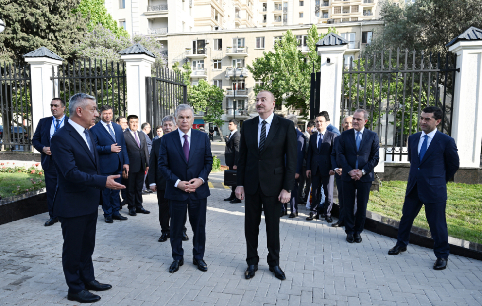 Les présidents Aliyev et Mirzioïev participent à l’inauguration du nouveau bâtiment de l’ambassade d’Ouzbékistan à Bakou MIS A JOUR VIDEO