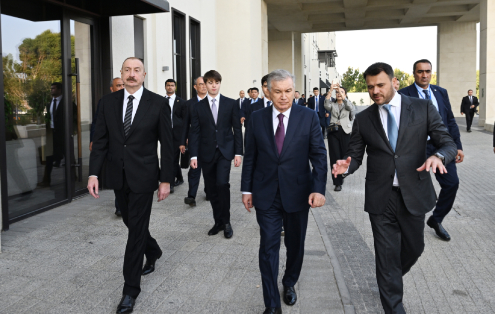 Les présidents azerbaïdjanais et ouzbek visitent le complexe touristique « Sea Breeze » VIDEO