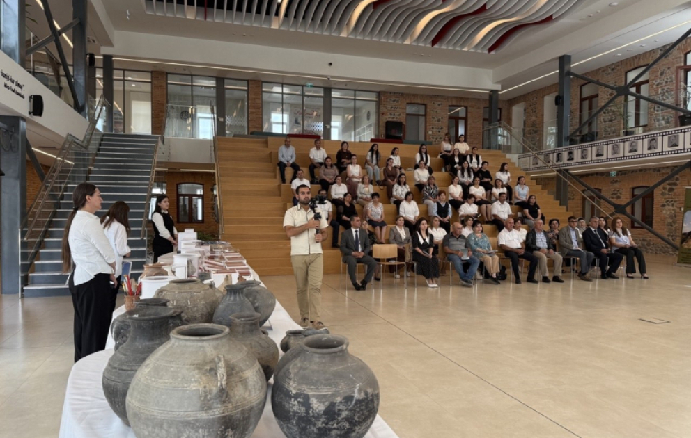 “Ağstafa-Qazax bölgəsinin arxeoloji irsi yeni tədqiqatlar işığında” mövzusunda elmi-praktiki seminar keçirilib VİDEO