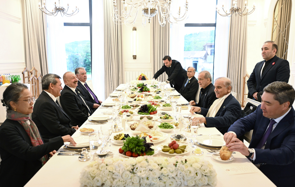 Official luncheon hosted in Shusha on behalf of President Ilham Aliyev in honor of 17th ECO Summit participants VIDEO