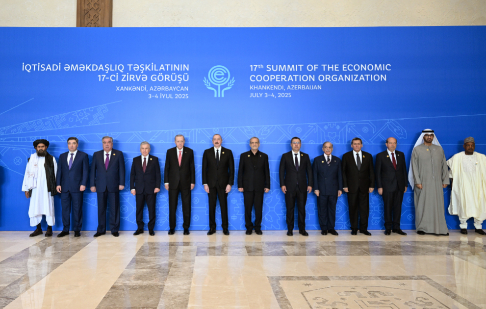 Khankendi hosted 17th Summit of the Economic Cooperation OrganizationPresident Ilham Aliyev addressed the Summit VIDEO