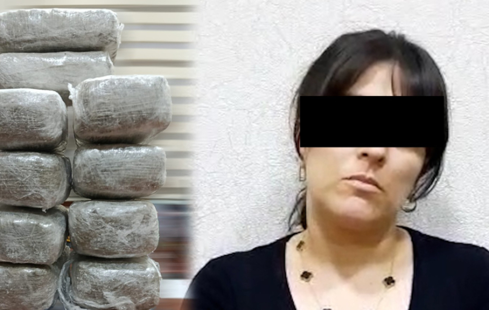 Xəzər rayonunda 32 yaşlı qadından 10 kiloqramdan artıq narkotik vasitə aşkarlanıb VİDEO