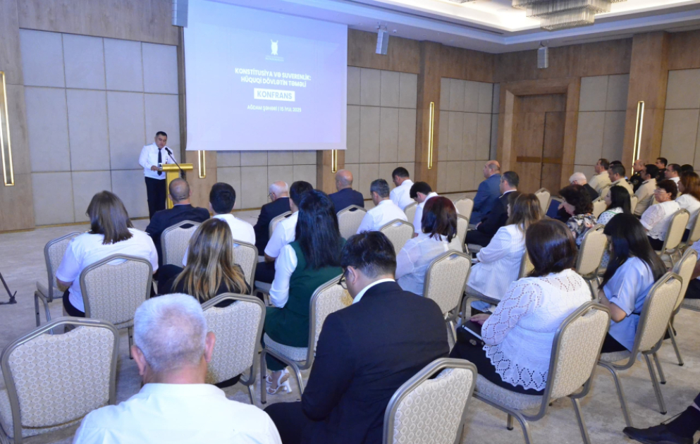 İşğaldan azad olunmuş Ağdamda Baş Prokurorluq tərəfindən regional konfrans keçirilib - YENİLƏNİB VİDEO