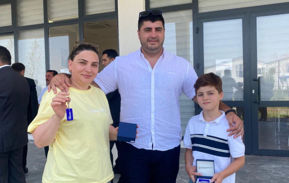Ağdamın Kəngərli kəndində daha 43 ailəyə evlərinin açarları təqdim edilib  FOTO VİDEO