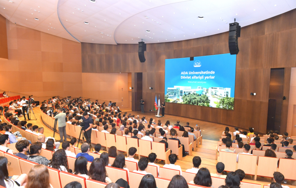 ADA Universitetində dövlət sifarişli yerlərin sayı açıqlanıb VİDEO