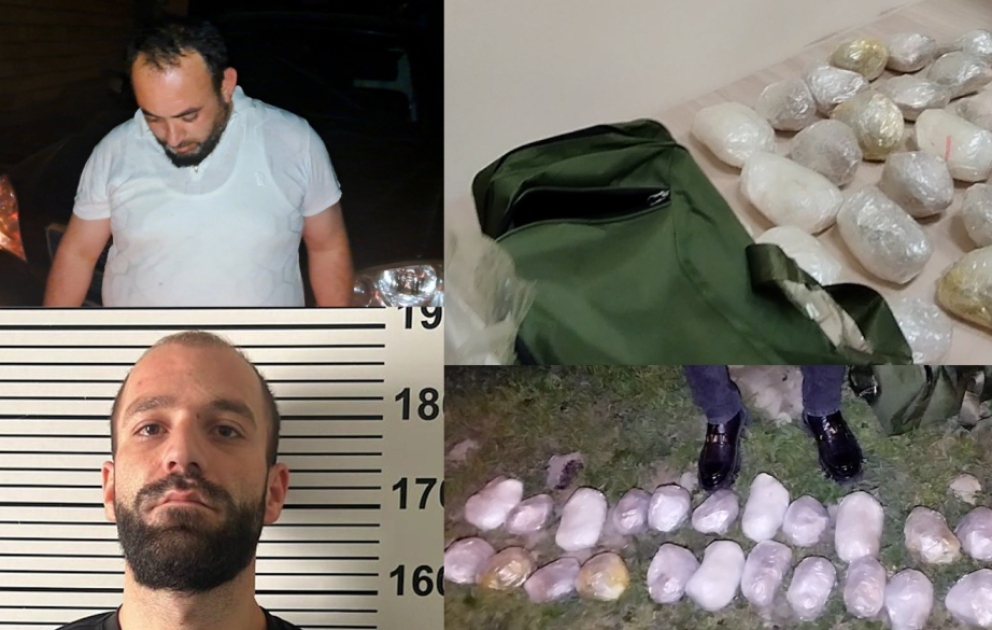 Abşeronda saxlanılan 2 nəfərdən 5 kiloqrama yaxın narkotik vasitə aşkarlanıb VİDEO
