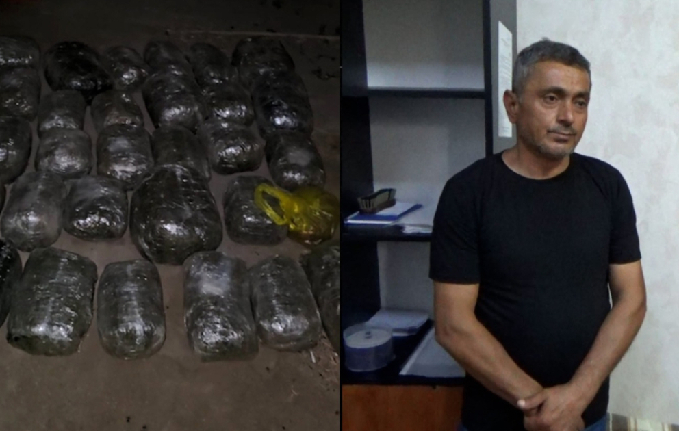 Pirallahı sakinindən 42 kiloqram narkotik vasitə tutulub VİDEO