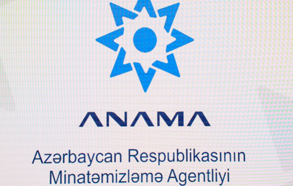 ANAMA: Ötən həftə 183 mina və 673 partlamamış hərbi sursat zərərsizləşdirilib VİDEO