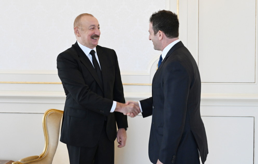 President Ilham Aliyev received President of Global Affairs at Goldman Sachs Group Inc VIDEO