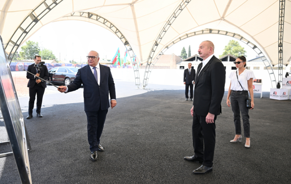 Foundation stone laid for basalt products manufacturing facility in Ganja VIDEO