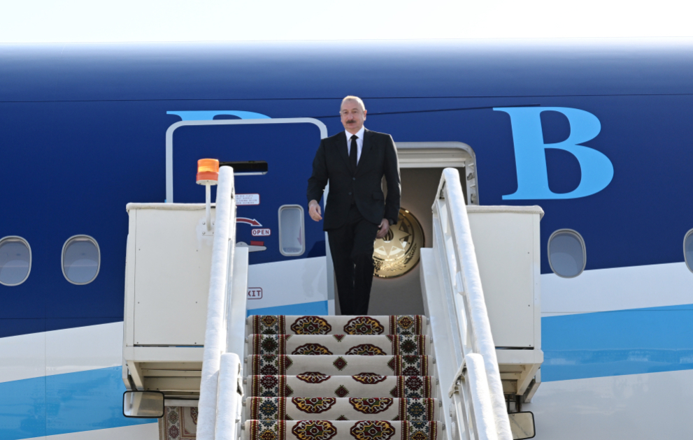 Le président Ilham Aliyev entame une visite de travail au Turkménistan VIDEO