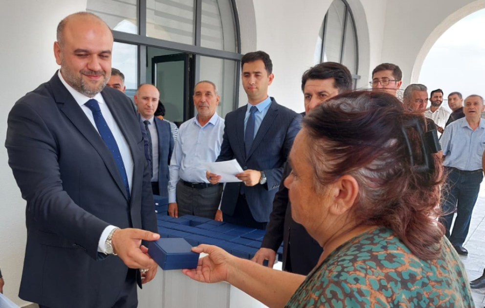 Ağdamın Xıdırlı kəndinə köçən daha 68 ailəyə evlərin açarları təqdim edilib VİDEO