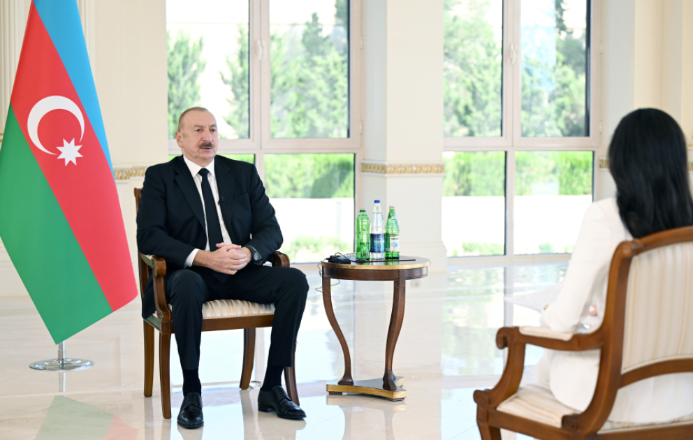 Prezident İlham Əliyev: Tramp Zəngəzur dəhlizinə öz adını verdikdən sonra əminəm ki, bu layihə çox yaxın zamanda reallaşacaq VİDEO
