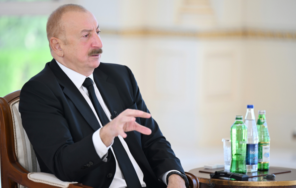 Prezident İlham Əliyev: Zəngəzur dəhlizi təkcə Şərq-Qərb deyil, həm də Şimal-Cənub nəqliyyat dəhlizi olacaq VİDEO