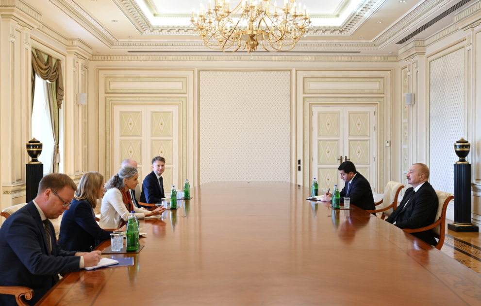 President Ilham Aliyev received European Union Special Representative for South Caucasus VIDEO