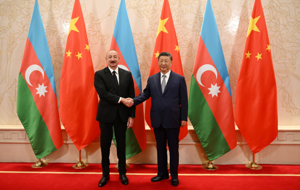 Les présidents azerbaïdjanais et chinois se rencontrent à Tianjin MIS A JOUR  VIDEO