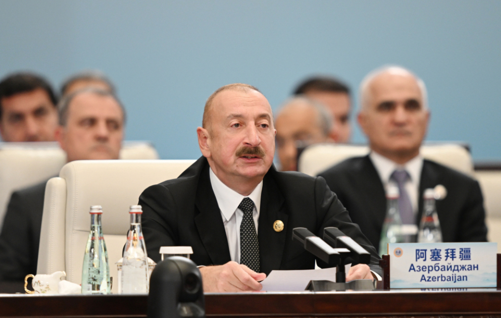In Tianjin SOZ-Plus-Treffen stattgefunden  Präsident Ilham Aliyev hielt Rede bei Veranstaltung AKTUALISIERT VIDEO