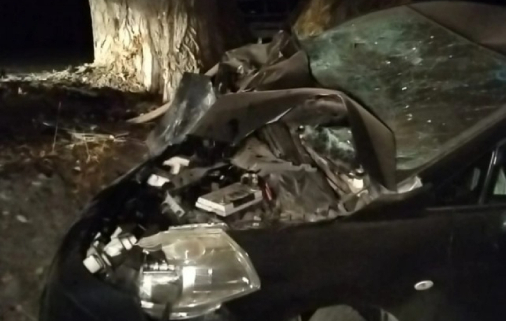 Oğuzda yol qəzası olub, ölən və yaralanan var VİDEO