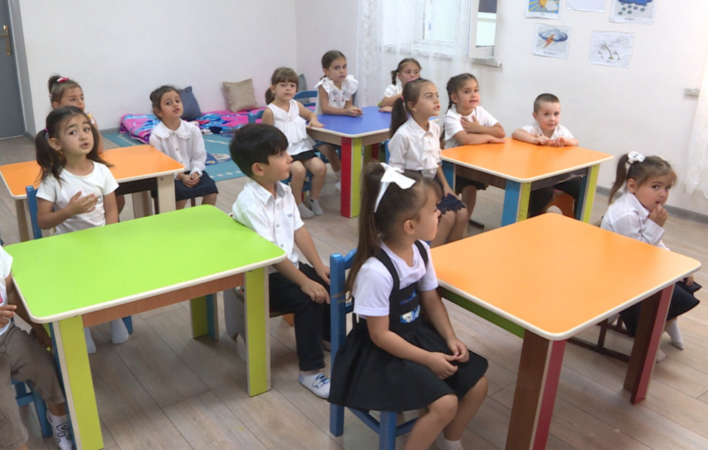 Balakəndə iki dildə təlim-tərbiyə verən uşaq bağçasından reportaj VİDEO