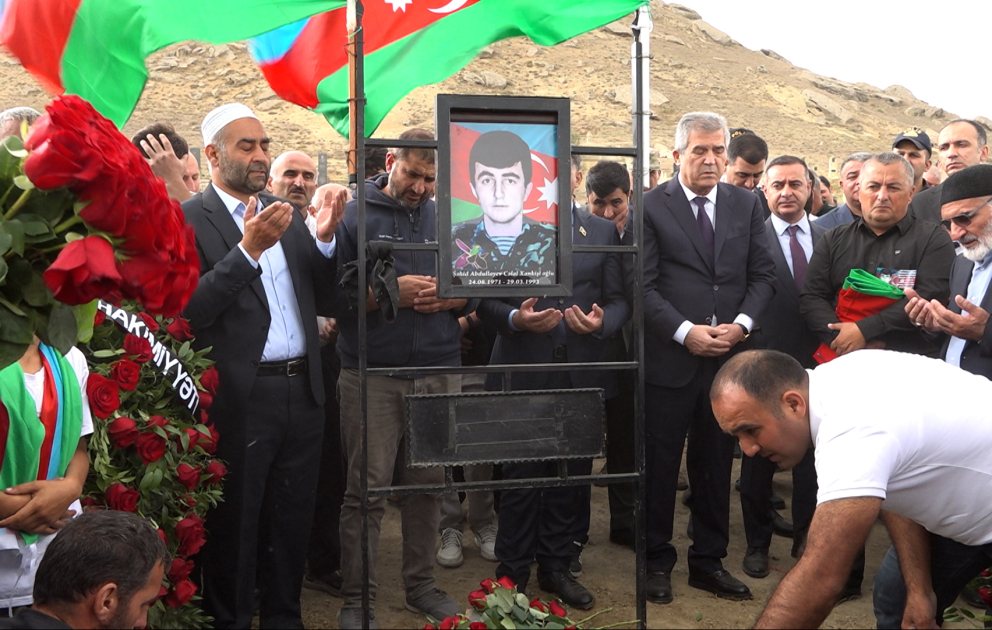 Birinci Qarabağ müharibəsinin itkin şəhidi Cəlal Abdullayev Qaradağ rayonunda dəfn edilib VİDEO