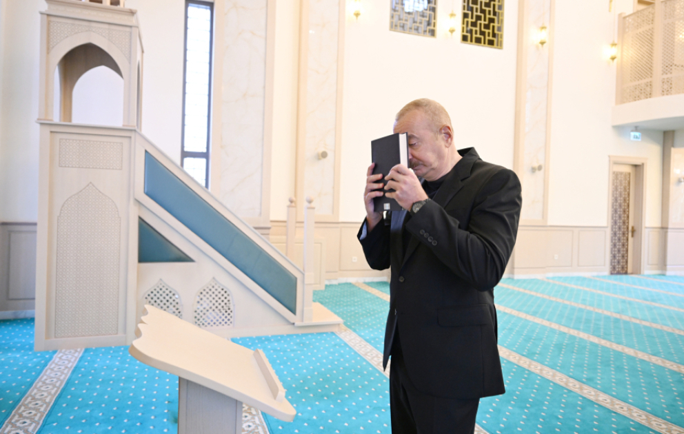 Состоялось открытие мечети, построенной в поселке Гадрут ВИДЕО