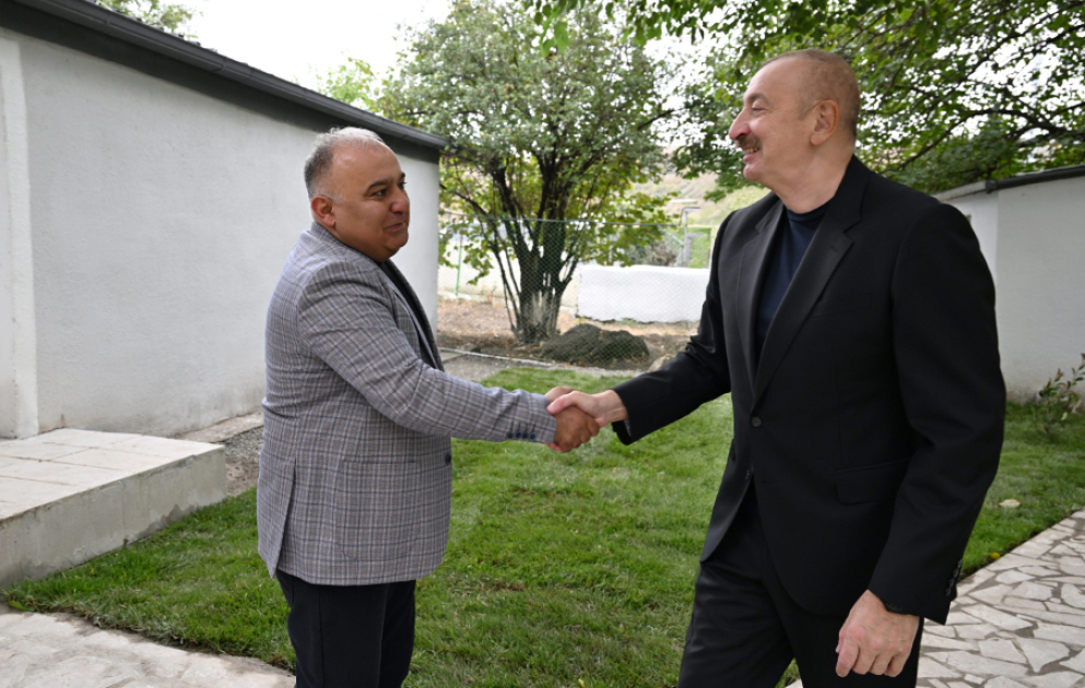 President Ilham Aliyev visited Shushakand village in Khojaly District VIDEO